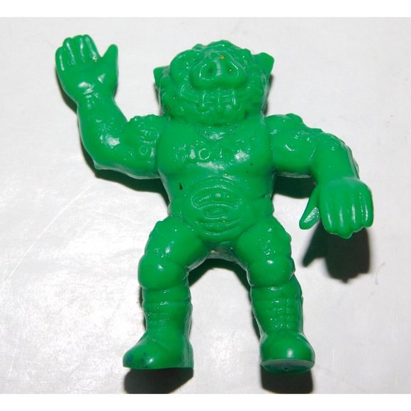 Lot 4 VTG 1986 Weird Balls Flyweight Wrestlers 2"  Figures Madballs TMAC - Picture 2 of 5